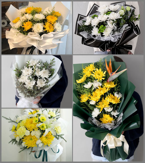 贵州毕节市黔西县新仁乡小寨村白事花束代送